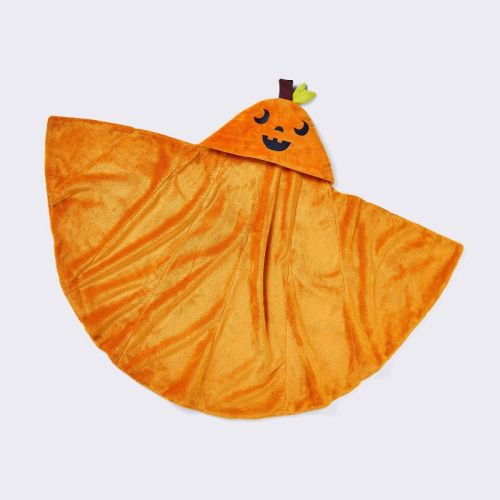 Hooded Throw Blanket - Pumpkin - Cloud Island™