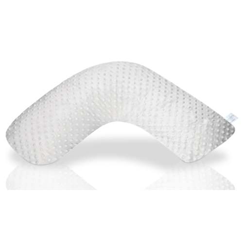 Nursing Pillow Cover - White Dot | Machine Washable - Luna Lullaby