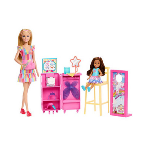 Day at the Fair Toy Playset with Face Paint and Photo Stand 2 Dolls and Accessories