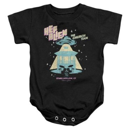 Baby Gilmore Girls Hep Alien Church Tour Infant Bodysuit, Black, 6 Months