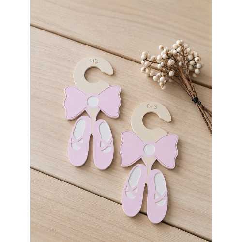 Ballet Ballerina Closet Dividers – Baby Wardrobe Organizers, Newborn to Toddler Sizes