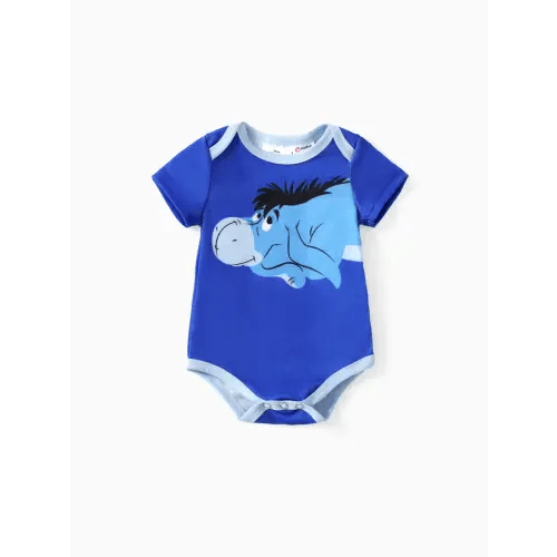 Disney Winnie the Pooh Baby Girls/Boys 1pc Naia™ Character Print Short-sleeve Romper