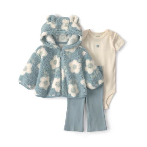 Carter's Baby Girls' 3-piece Bodysuit Pant Sets