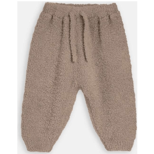 Fuzzy Boxy Lounge Pants, Taupe - 7AM Enfant | Maisonette
