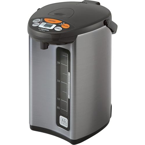 Zojirushi Micom Water Boiler and Warmer (135 oz. / 4L, Silver)