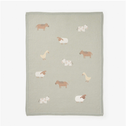 On the Farm Knit Blanket
