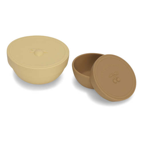 Set 2 Snack Boxes / tupper - Limonade / Almond