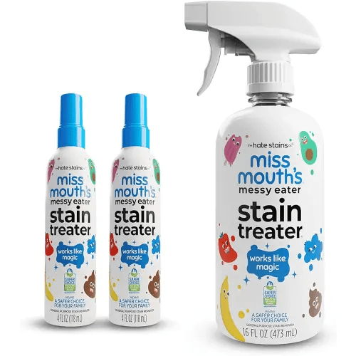 Miss Mouth's Messy Eater Stain Treater - 2 Pack Stain Remover Spray and 16oz Bottle