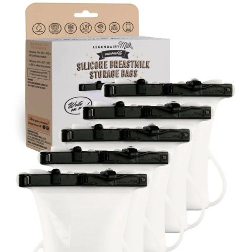 Reusable Silicone Breastmilk Storage Bags | Legendairy Milk