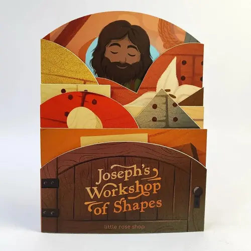 Joseph’s Workshop of Shapes: Catholic Board Book for Toddlers | Learn Shapes in St. Joseph’s Workshop with Jesus | Faith-Based Christian Baby Book