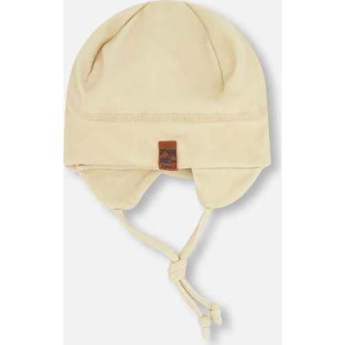 Baby Mid-Season One-Piece Outerwear With Hat, Navy Blue - Deux par Deux | Maisonette