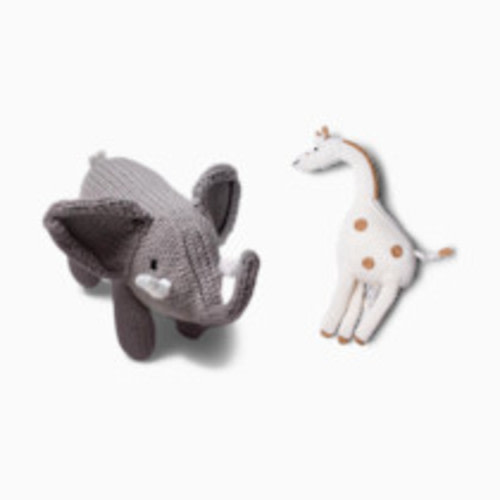 Estella Organic Cotton Handmade Safari Baby Rattle Bundle - Safari Bundle