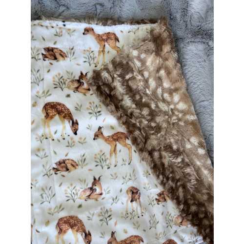 Fawn woodlands baby lovie security blanket 15”