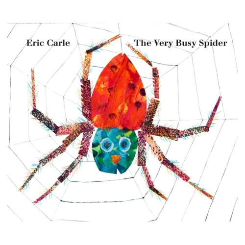The Very Busy Spider (Reprint) - by Eric Carle (Board Book)