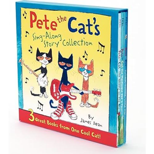 Pete the Cat's Sing-Along Story Collection: A Box of 3 Books