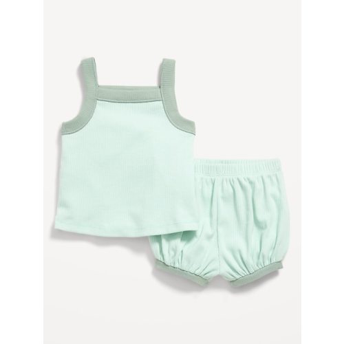 Ribbed Cami Tank and Shorts Set for Baby