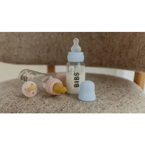 Bibs Baby Glass Bottle with Latex Nipple