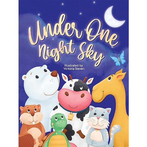 Little Hippo Books Under One Night Sky I Toddler & Baby Animal Books I Best Kid's Book and Baby Board Books Board book – September 30, 2025