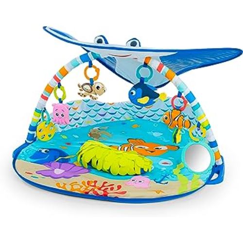 Bright Starts Disney Baby Finding Nemo Mr. Ray Ocean Lights & Music Gym, Ages Newborn +