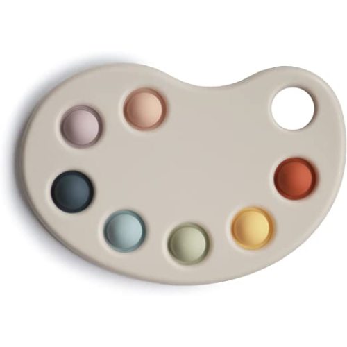 mushie Paint Palette Press Toy