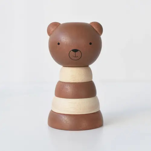 Wood Bear Stacker Toy | Toys for Toddlers – Project Nursery
