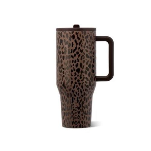 HydroJug Traveler 40oz Brown Leopard