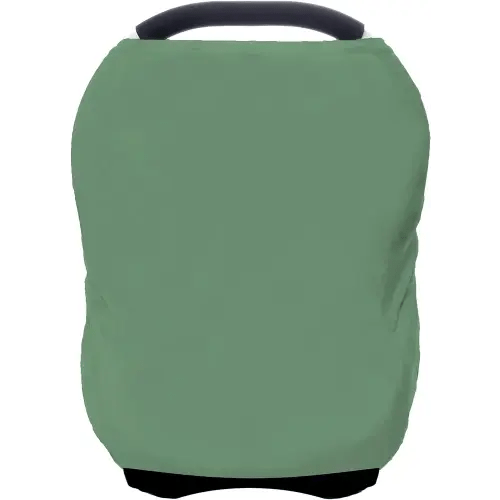 Car Seat Covers Baby - Multi-use Cover Carseat Canopy, Breathable Breastfeeding Cover, Car Seat Covers for Bbies, Boys & Girls Shower Gifts (Light Green)