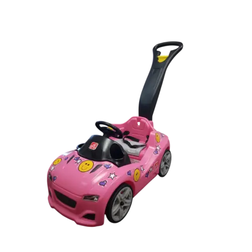 Pink Push Car - Purple Pumpkin Gifts