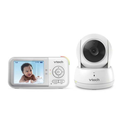 VTech VM3262 2.8” Digital Video Baby Monitor with Pan & Tilt, White - Walmart.ca