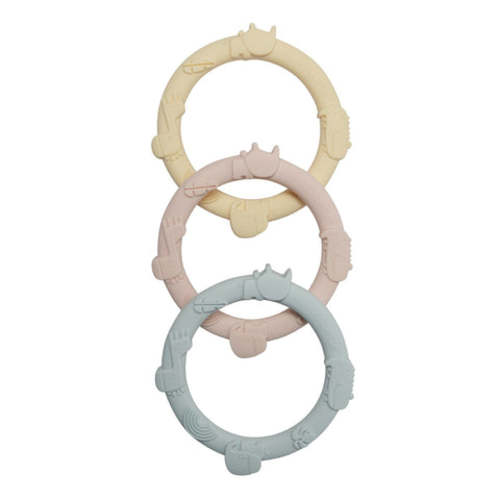 Wild Teething Ring Set