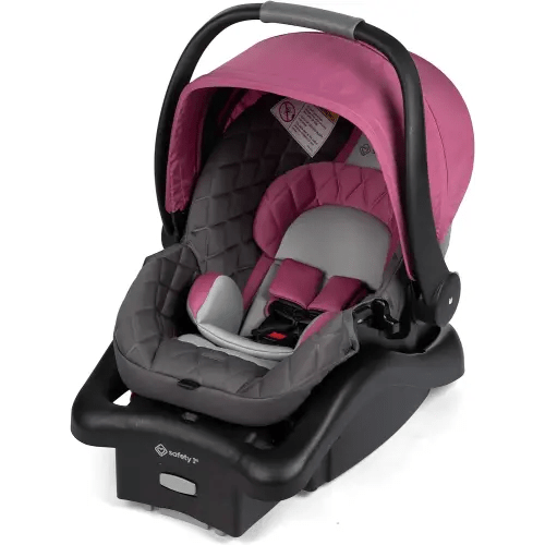 Safety 1st onBoard™ Insta-Latch™ DLX Infant Car Seat with Base, Baby Car Seat for 4-30 lbs., Rear Facing Car Seat, Beach Rose