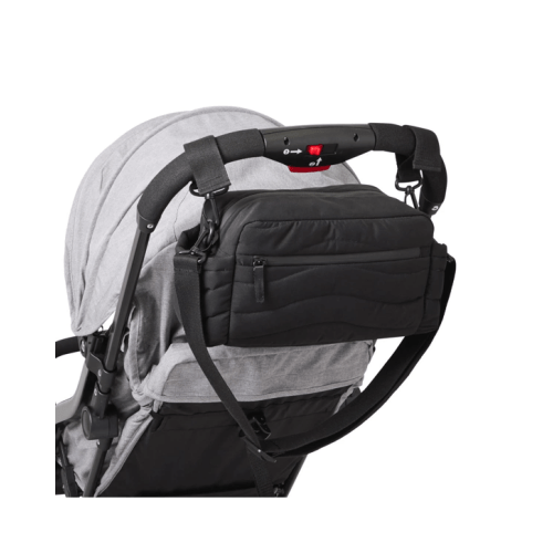 Quilted Stroller Caddy - Black