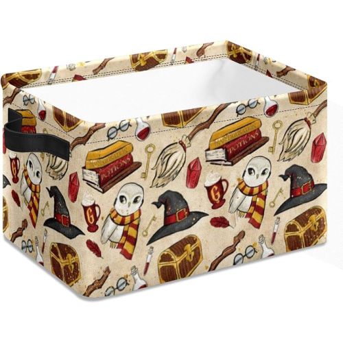 Magic Hat Storage Basket Large Foldable Storage Bin Cube Collapsible Organizer for Pantry Bedroom Decor