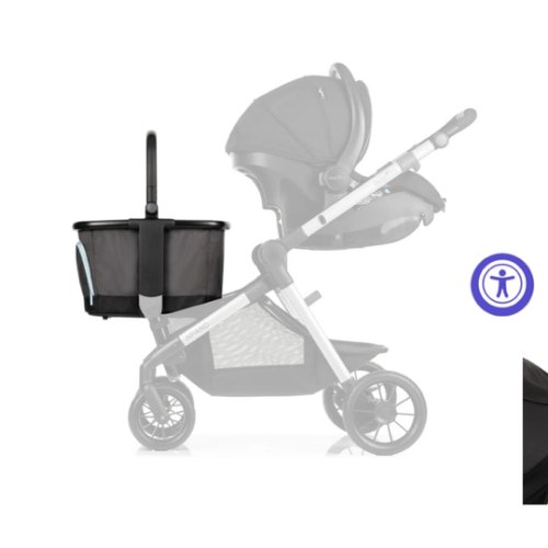 Stroller Market Basket (Gray Sky)