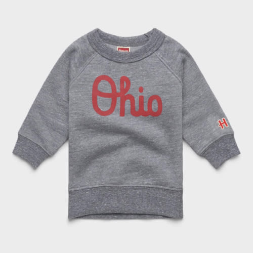 Baby Script Ohio Crewneck | Ohio State Baby Sweatshirt – HOMAGE
