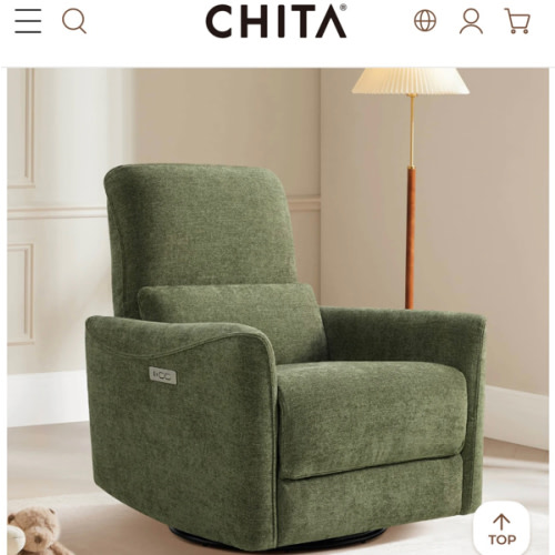 Tracee Power Swivel Nursery Glider Recliner