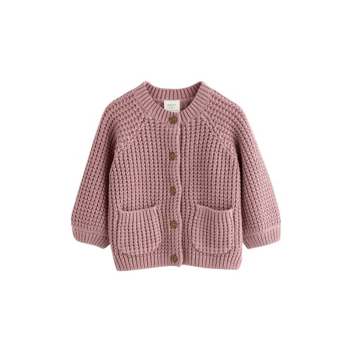 Little & Loved Embellished Cotton Cardigan