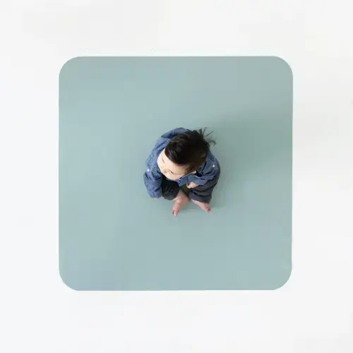 Large Silicone Splat Mat - Vintage Blue – Yeah Baby Goods