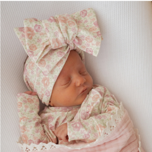 Oversized Topknot | Garden Floral