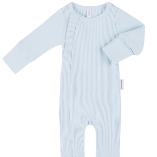 Baby Onesie - Color: Powder Blue; Size: Newborn