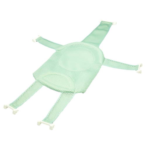 Cozival Baby Bath Support Net, Adjustable 3D Breathable Mesh Bathtub Sling with Foam Pillow, 5-Point Non-Slip Shower Seat