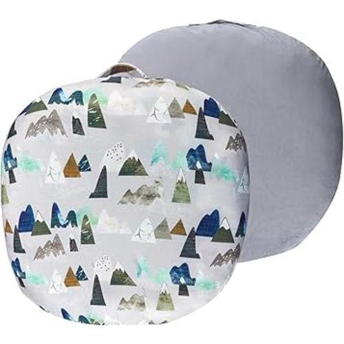 TANOFAR Newborn Lounger Cover, Baby Lounger Pillow Covers for Girls Boys, Removable Cover for Infant Lounger Pillow Cover, Breathable & Comfortable, Mountains