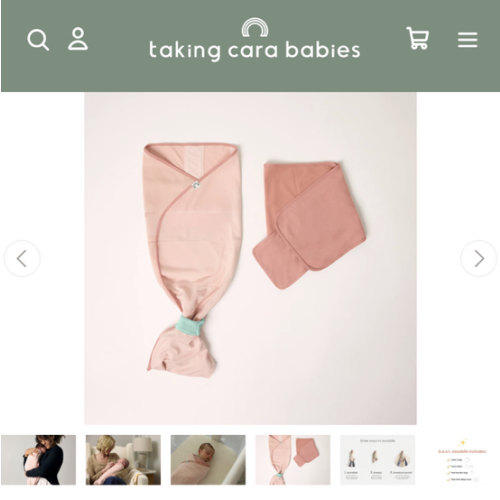 b.e.s.t. swaddle - pink