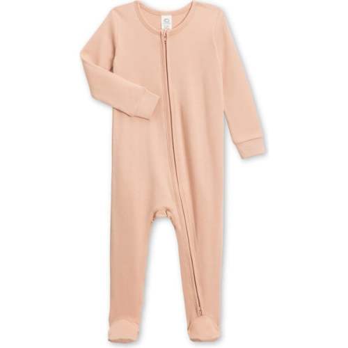 Peyton Zipper Sleeper, Blush - Colored Organics | Maisonette