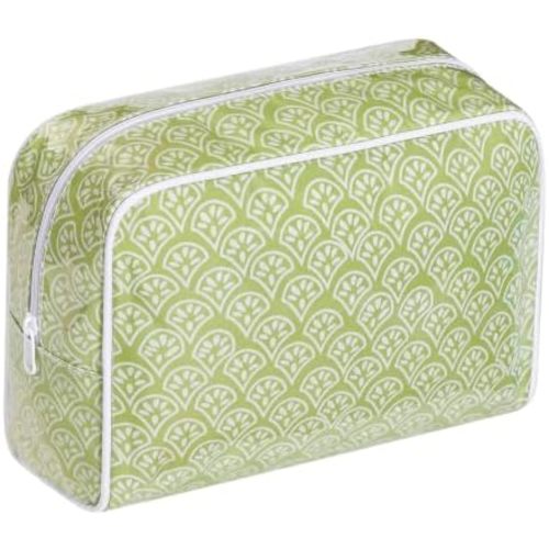 Large Waterproof Travel Makeup Bag (04Green Shell)