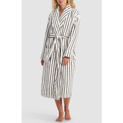 Striped Luxe Bath Robe