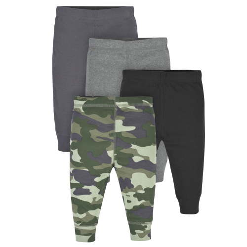 Gerber Baby Boys Essential Pants, 4-Pack, (Newborn - 24 Months)