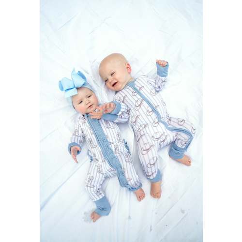 Western Blues Striped - Bamboo Sleeper