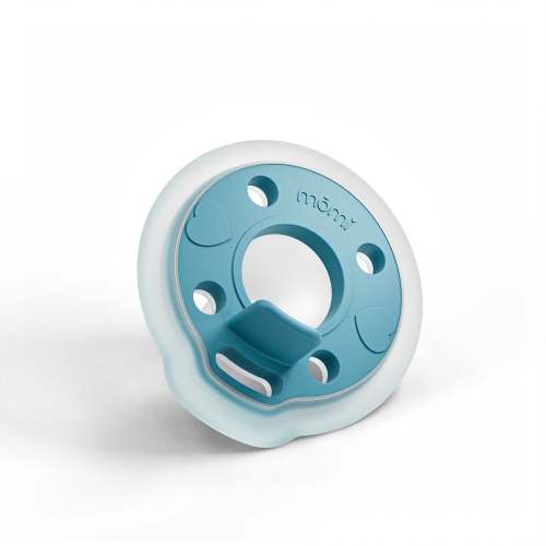 single babypace® breast‑like pacifier in lagoon | mōmi