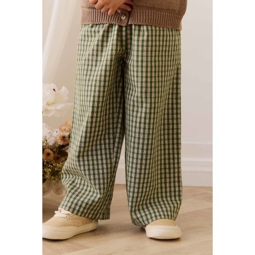 Organic Cotton Kenji Pant - Ravine Check – Jamie Kay USA